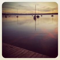Lake Ammersee evening glory (Instagram) von Eva Stadler