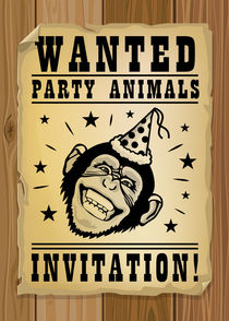 Wanted, party animals by Maarten Rijnen