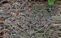 Old and rusty railing von Leopold Brix