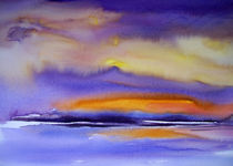 Abend am See by acrylics