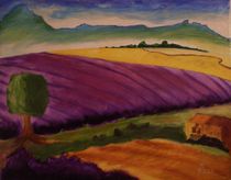 Lavendelfeld by Rudolf Urabl