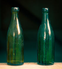Two bottles by Lars Hallstrom