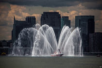Fireboat on the Hudson von Chris Lord