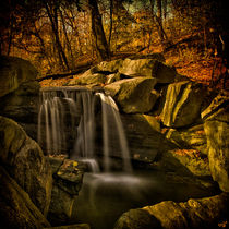 Autumn At The Waterfall  von Chris Lord