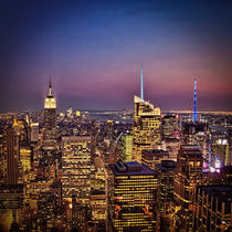 New York City Skyline at Twilight von Chris Lord