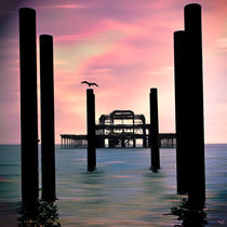 West Pier Silhouette by Chris Lord
