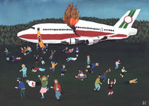 Airplane Crash von Angela Dalinger