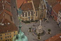 Main square in Sopron / Hungary by Gabor Pocza