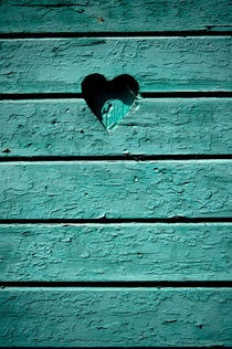 Green heart by Lars Hallstrom