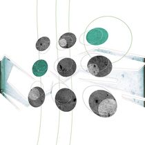 ao003 abstract circles sphere dots by Rafal Kulik