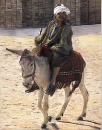 Donkey Rider in Cairo von Randy Sprout