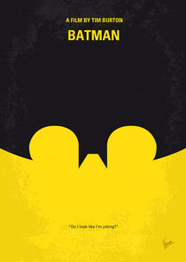 No008 My Batman minimal movie poster by chungkong