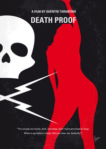 No018 My DeathProof minimal movie poster von chungkong