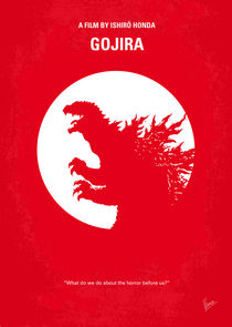 No029-1 My Godzilla 1954 minimal movie poster von chungkong