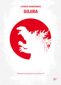 No029-2 My Godzilla 1954 minimal movie poster von chungkong