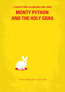 No036 My Monty Python And The Holy Grail minimal movie poster von chungkong