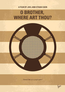 No055 My O Brother Where Art Thou minimal movie poster by chungkong