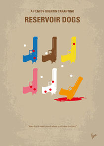 No069 My Reservoir Dogs minimal movie poster by chungkong