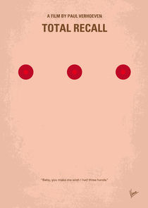 No097 My Total Recall minimal movie poster von chungkong