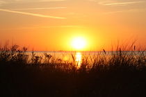 Leuchtender Sonnenuntergang an der Ostsee  3 von Edeltraut K.  Schlichting