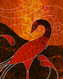 Fiery Phoenix von Robert Ball
