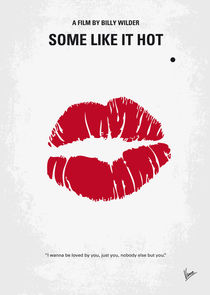 No116 My SOME LIKE IT HOT minimal movie poster by chungkong