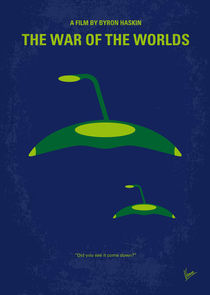 No118 My WAR OF THE WORLDS minimal movie poster by chungkong