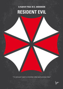 No119 My RESIDENT EVIL minimal movie poster by chungkong