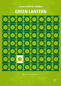 No120 My GREEN LANTERN minimal movie poster von chungkong