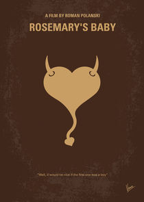 No132 My Rosemarys Baby minimal movie poster von chungkong