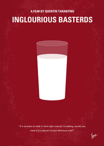 No138 My Inglourious Basterds minimal movie poster von chungkong
