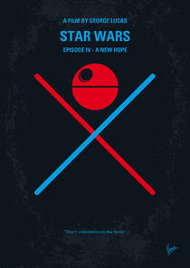 No154 My STAR WARS Episode IV A New Hope minimal movie poster by chungkong