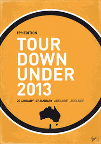 MY TOUR DOWN UNDER MINIMAL POSTER by chungkong