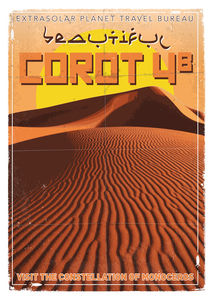 Exoplanet 05 Travel Poster COROT 4 von chungkong