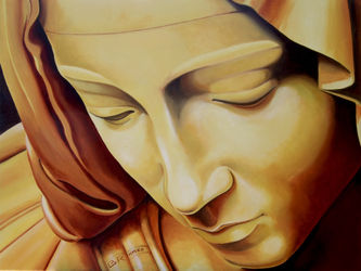 Pieta-detail-marias-gesicht