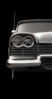 Classic Car (black and white) by Beate Gube