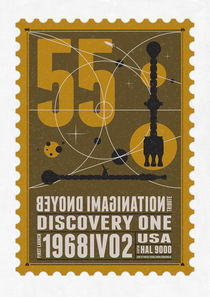 Starships 55-poststamp -Discovery One by chungkong