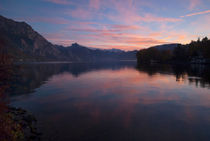 Sunset at Traunsee by dayle ann  clavin