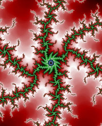Red Green Mandelbrot by Robert E. Alter / Reflections of Infinity, LLC