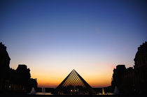Louvre sunset