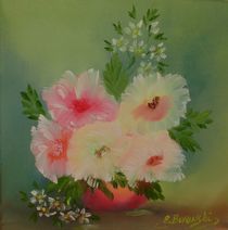 Blumen in der Vase by Eva Borowski