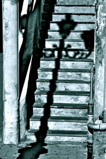 Shadow on the stairs by Benoît Charon