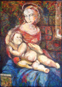 Madonna And Child Painting von florin
