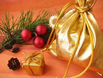 Weihnachtliches Geschenkesäckchen by Heike Rau