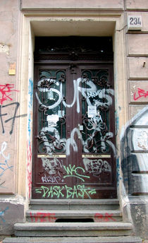 Graffitür von ekk lory