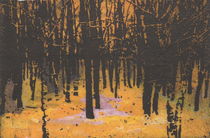 Herbstwald  von Monika  Klein