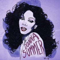 Donna Summer Portrait Sketch by monkeycrisisonmars