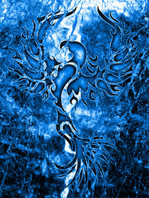 Epic Blue Phoenix by Robert Ball