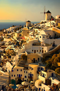 early evening in Oia by meirion matthias