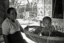 Burmese grandmother and son by RicardMN Photography